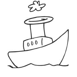 Dibujo para colorear: Boat / Ship (Transporte) #137567 - Dibujos para Colorear e Imprimir Gratis