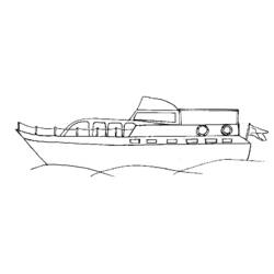 Dibujo para colorear: Boat / Ship (Transporte) #137572 - Dibujos para Colorear e Imprimir Gratis