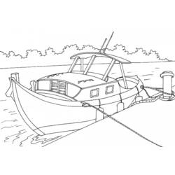 Dibujo para colorear: Boat / Ship (Transporte) #137643 - Dibujos para Colorear e Imprimir Gratis