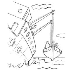Dibujo para colorear: Boat / Ship (Transporte) #137651 - Dibujos para Colorear e Imprimir Gratis