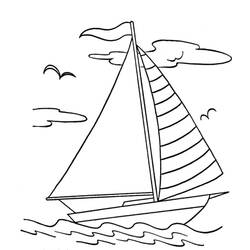 Dibujo para colorear: Boat / Ship (Transporte) #137655 - Dibujos para Colorear e Imprimir Gratis