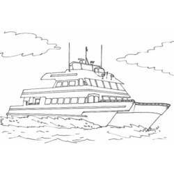 Dibujo para colorear: Boat / Ship (Transporte) #137673 - Dibujos para Colorear e Imprimir Gratis