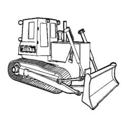 Dibujo para colorear: Bulldozer / Mecanic Shovel (Transporte) #141680 - Dibujos para Colorear e Imprimir Gratis