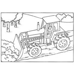 Dibujo para colorear: Bulldozer / Mecanic Shovel (Transporte) #141681 - Dibujos para Colorear e Imprimir Gratis