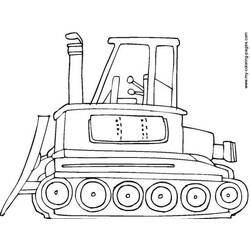 Dibujo para colorear: Bulldozer / Mecanic Shovel (Transporte) #141688 - Dibujos para Colorear e Imprimir Gratis