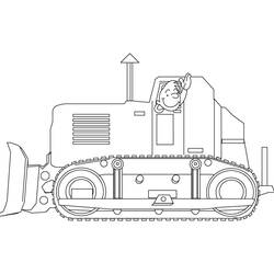 Dibujo para colorear: Bulldozer / Mecanic Shovel (Transporte) #141696 - Dibujos para Colorear e Imprimir Gratis