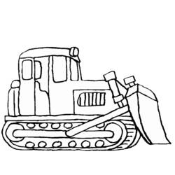 Dibujo para colorear: Bulldozer / Mecanic Shovel (Transporte) #141698 - Dibujos para Colorear e Imprimir Gratis