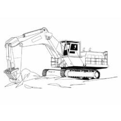 Dibujo para colorear: Bulldozer / Mecanic Shovel (Transporte) #141766 - Dibujos para Colorear e Imprimir Gratis