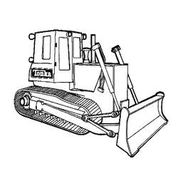 Dibujo para colorear: Bulldozer / Mecanic Shovel (Transporte) #141771 - Dibujos para Colorear e Imprimir Gratis