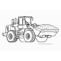 Dibujo para colorear: Bulldozer / Mecanic Shovel (Transporte) #141774 - Dibujos para Colorear e Imprimir Gratis