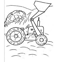 Dibujo para colorear: Bulldozer / Mecanic Shovel (Transporte) #141775 - Dibujos para Colorear e Imprimir Gratis