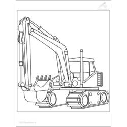 Dibujo para colorear: Bulldozer / Mecanic Shovel (Transporte) #141782 - Dibujos para Colorear e Imprimir Gratis