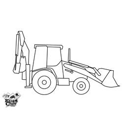 Dibujo para colorear: Bulldozer / Mecanic Shovel (Transporte) #141800 - Dibujos para Colorear e Imprimir Gratis