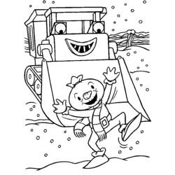 Dibujo para colorear: Bulldozer / Mecanic Shovel (Transporte) #141824 - Dibujos para Colorear e Imprimir Gratis