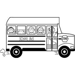 Dibujo para colorear: Bus (Transporte) #135295 - Dibujos para Colorear e Imprimir Gratis