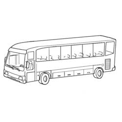 Dibujo para colorear: Bus (Transporte) #135314 - Dibujos para Colorear e Imprimir Gratis