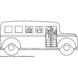 Dibujo para colorear: Bus (Transporte) #135321 - Dibujos para Colorear e Imprimir Gratis