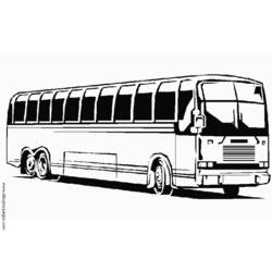 Dibujo para colorear: Bus (Transporte) #135343 - Dibujos para Colorear e Imprimir Gratis