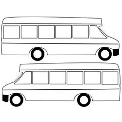 Dibujo para colorear: Bus (Transporte) #135359 - Dibujos para Colorear e Imprimir Gratis