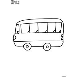 Dibujo para colorear: Bus (Transporte) #135368 - Dibujos para Colorear e Imprimir Gratis