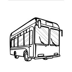 Dibujo para colorear: Bus (Transporte) #135384 - Dibujos para Colorear e Imprimir Gratis