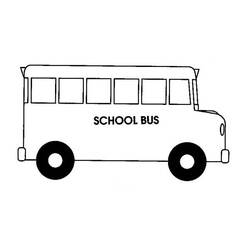 Dibujo para colorear: Bus (Transporte) #135393 - Dibujos para Colorear e Imprimir Gratis