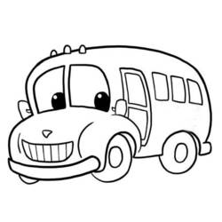 Dibujo para colorear: Bus (Transporte) #135444 - Dibujos para Colorear e Imprimir Gratis