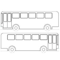 Dibujo para colorear: Bus (Transporte) #135451 - Dibujos para Colorear e Imprimir Gratis