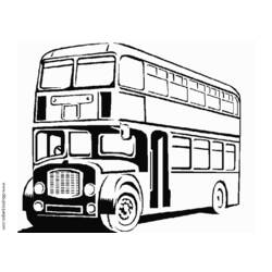 Dibujo para colorear: Bus (Transporte) #135468 - Dibujos para Colorear e Imprimir Gratis