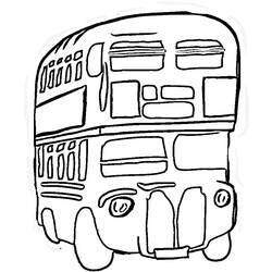 Dibujo para colorear: Bus (Transporte) #135494 - Dibujos para Colorear e Imprimir Gratis