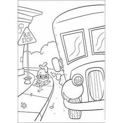 Dibujo para colorear: Bus (Transporte) #135527 - Dibujos para Colorear e Imprimir Gratis
