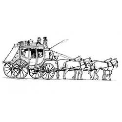 Dibujo para colorear: Carriage (Transporte) #146206 - Dibujos para Colorear e Imprimir Gratis