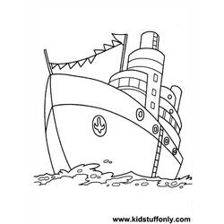 Dibujo para colorear: Cruise ship / Paquebot (Transporte) #140788 - Dibujos para Colorear e Imprimir Gratis