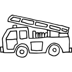 Dibujo para colorear: Firetruck (Transporte) #135813 - Dibujos para Colorear e Imprimir Gratis