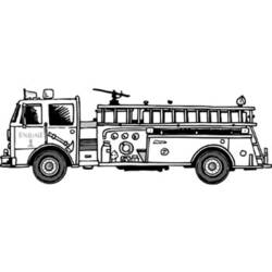Dibujo para colorear: Firetruck (Transporte) #135978 - Dibujos para Colorear e Imprimir Gratis