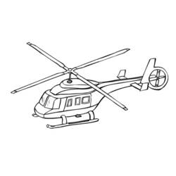 Dibujo para colorear: Helicopter (Transporte) #136030 - Dibujos para Colorear e Imprimir Gratis