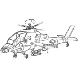 Dibujo para colorear: Helicopter (Transporte) #136040 - Dibujos para Colorear e Imprimir Gratis