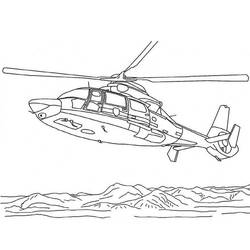 Dibujo para colorear: Helicopter (Transporte) #136049 - Dibujos para Colorear e Imprimir Gratis