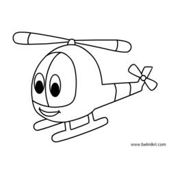 Dibujo para colorear: Helicopter (Transporte) #136107 - Dibujos para Colorear e Imprimir Gratis