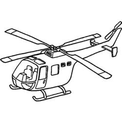 Dibujos para colorear: Helicopter - Dibujos para Colorear e Imprimir Gratis