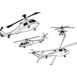Dibujo para colorear: Helicopter (Transporte) #136148 - Dibujos para Colorear e Imprimir Gratis