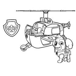 Dibujo para colorear: Helicopter (Transporte) #136181 - Dibujos para Colorear e Imprimir Gratis
