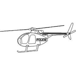 Dibujo para colorear: Helicopter (Transporte) #136189 - Dibujos para Colorear e Imprimir Gratis