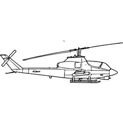 Dibujo para colorear: Helicopter (Transporte) #136212 - Dibujos para Colorear e Imprimir Gratis