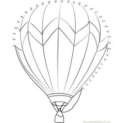 Dibujo para colorear: Hot air balloon (Transporte) #134687 - Dibujos para Colorear e Imprimir Gratis