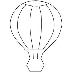 Dibujo para colorear: Hot air balloon (Transporte) #134715 - Dibujos para Colorear e Imprimir Gratis