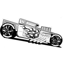 Dibujo para colorear: Hot wheels (Transporte) #145839 - Dibujos para Colorear e Imprimir Gratis