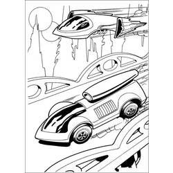 Dibujo para colorear: Hot wheels (Transporte) #145841 - Dibujos para Colorear e Imprimir Gratis