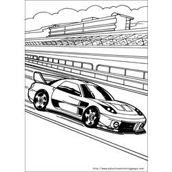 Dibujo para colorear: Hot wheels (Transporte) #145845 - Dibujos para Colorear e Imprimir Gratis