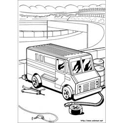Dibujo para colorear: Hot wheels (Transporte) #145852 - Dibujos para Colorear e Imprimir Gratis